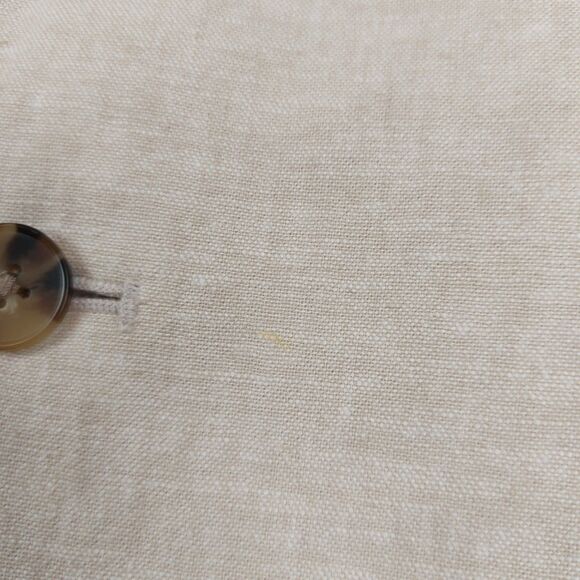 Linen Blend Old Navy Men's Size XL Blazer Sport Coat Casual Stones Throw Beige - Picture 2 of 11